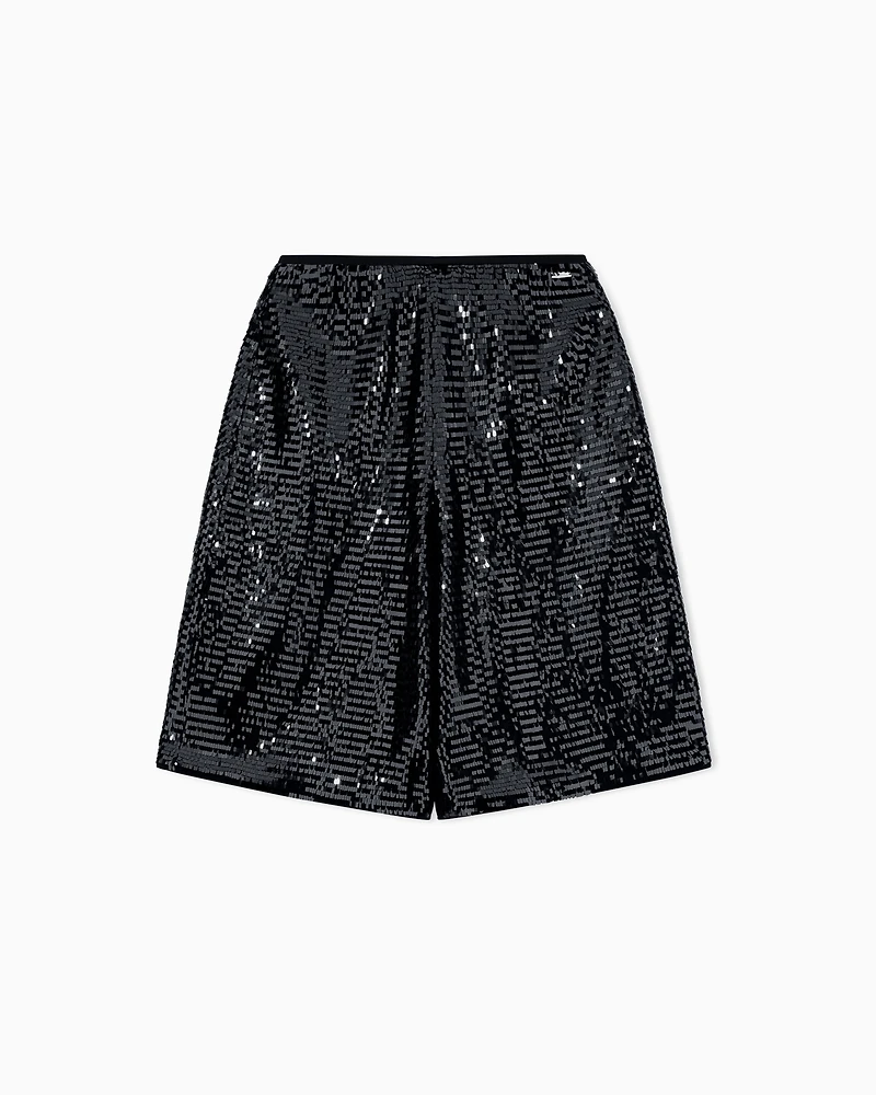 Armani Exchange - Shorts, Woman, Black, Size: