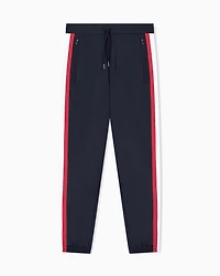 Trousers with side stripes