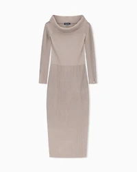 Ribbed midi dress