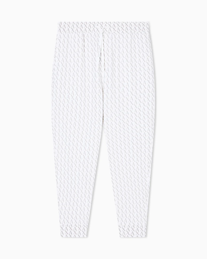 Armani Exchange - Sweatpants, Man, White, Size: