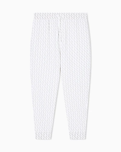 Armani Exchange - Sweatpants, Man, White, Size: