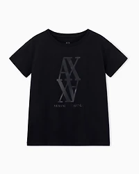 Armani Exchange - Relaxed Fit T-Shirts, Woman, Black, Size: