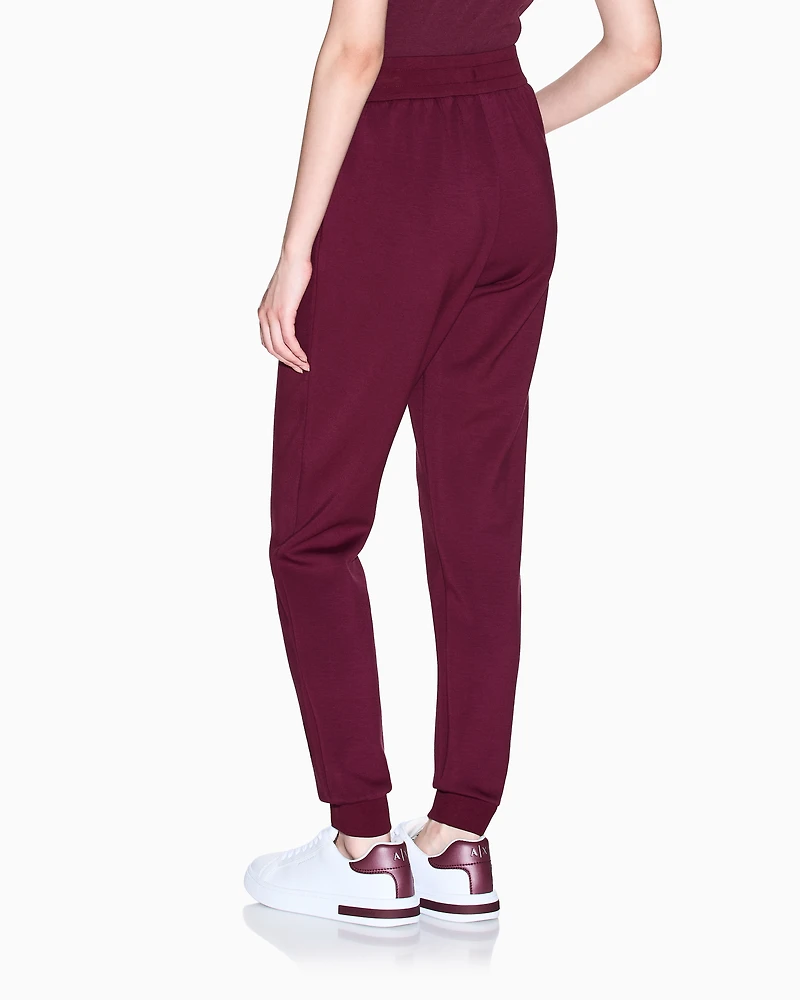 Armani Exchange - Icon Jogger Pants, Woman, Burgundy, Size: