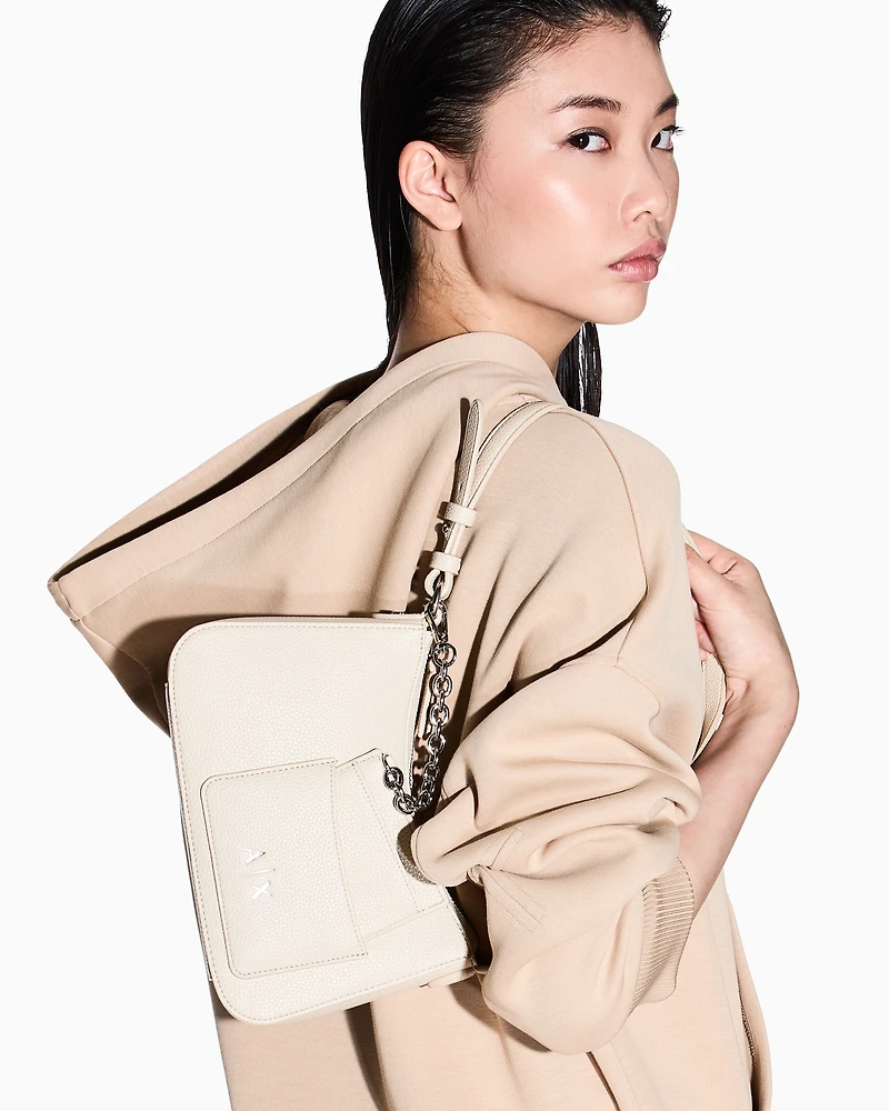 Mini bag in technical fabric