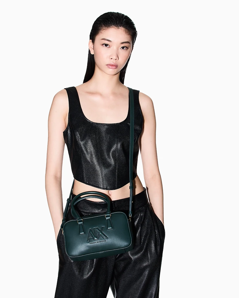Armani Exchange - Smooth material trunk, Woman, Green, Size: TU