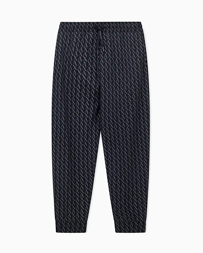 Armani Exchange - Sweatpants, Man, Black, Size: