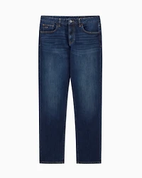 Armani Exchange - Straight fit jeans comfort denim, Man, Blue, Size: