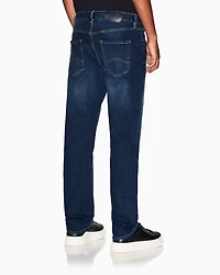 Armani Exchange - Straight fit jeans comfort denim, Man, Blue, Size: