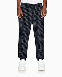 Armani Exchange - Sweatpants, Man, Black, Size: