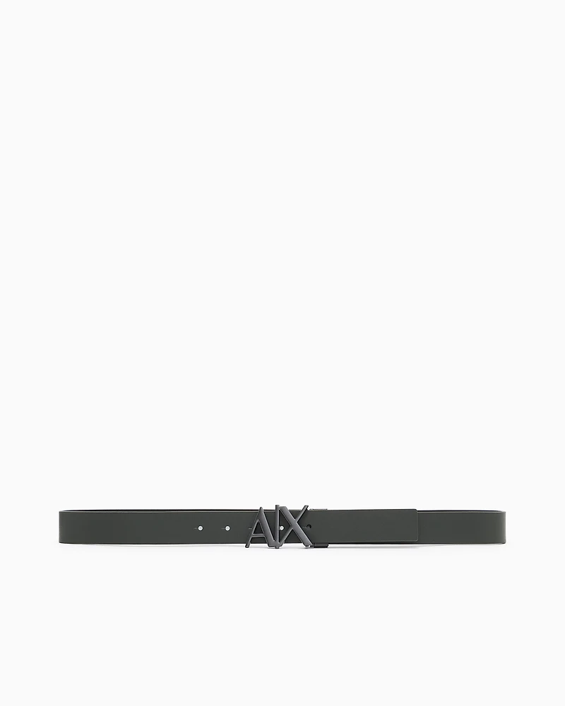 Armani Exchange - Double-sided leather belt, Man, Green, Size: