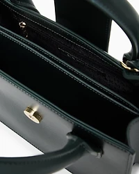 Armani Exchange - ASV Small Trapeze Handbag, Woman, Green, Size: TU