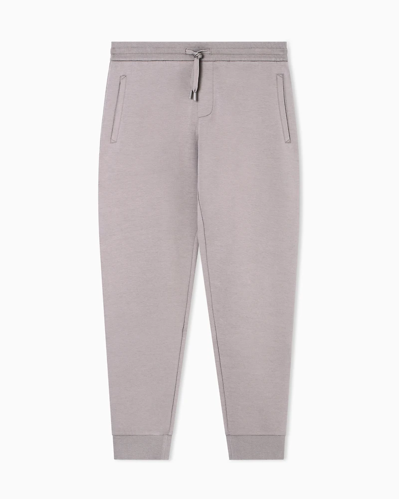 Jogger pants with logo on the back