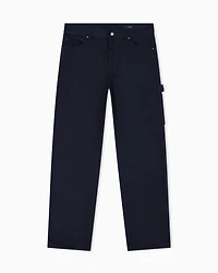 Armani Exchange - Regular fit cotton jeans, Man, Navy Blue, Size: