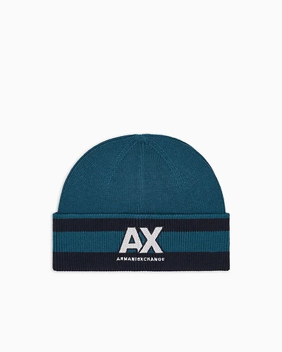 Beanie hat with logo