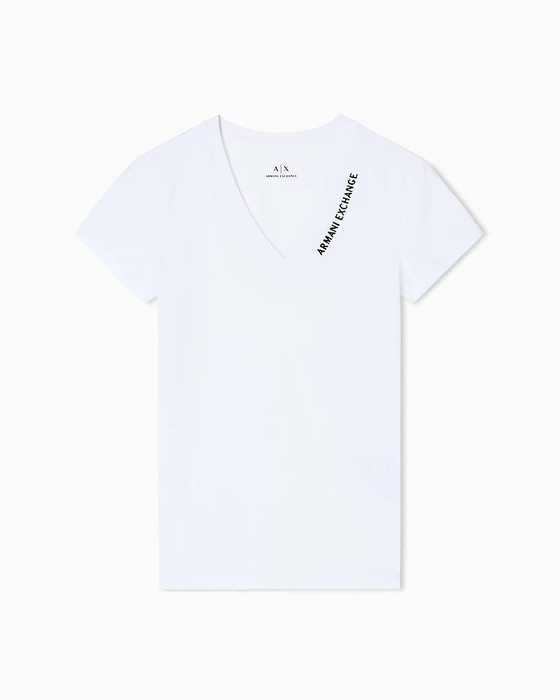 Slim fit T-shirt with logo