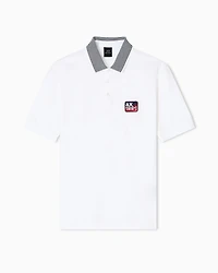 Armani Exchange - Regular fit jersey polo shirt, Man, White, Size: