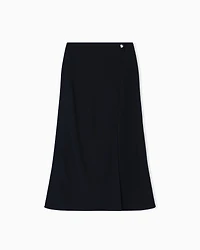 Armani Exchange - Long Skirts, Woman, Black, Size: