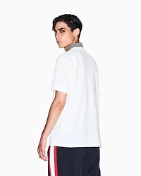 Armani Exchange - Regular fit jersey polo shirt, Man, White, Size:
