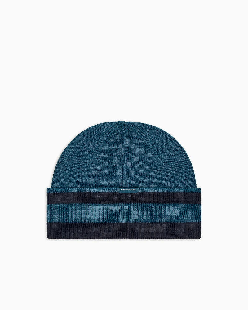 Beanie hat with logo