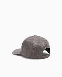 Armani Exchange - Hat with allover logo, Man, Grey, Size: TU