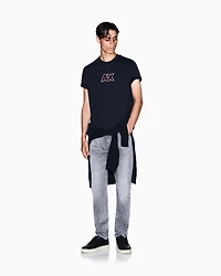 Armani Exchange - Regular Fit T-Shirts, Man, Navy Blue, Size: