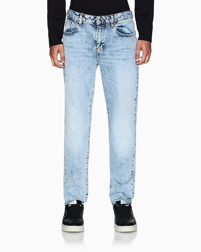 Armani Exchange - Slim fit jeans stretch denim, Man, Blue, Size: