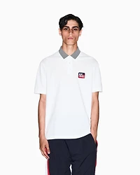Armani Exchange - Regular fit jersey polo shirt, Man, White, Size: