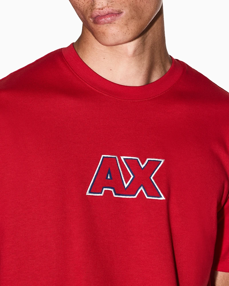 Cotton jersey T-shirt with logo