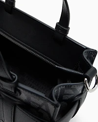 Armani Exchange - Medium tote bag with contrasting detail, Woman, Black, Size: TU