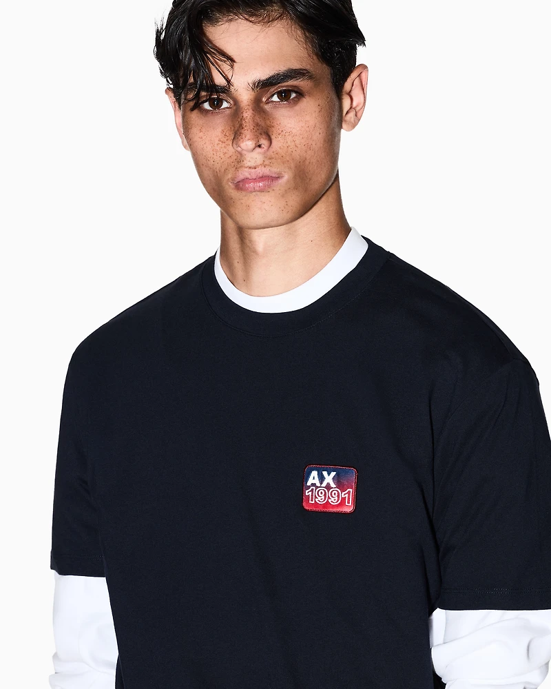 Regular fit T-shirt with patch