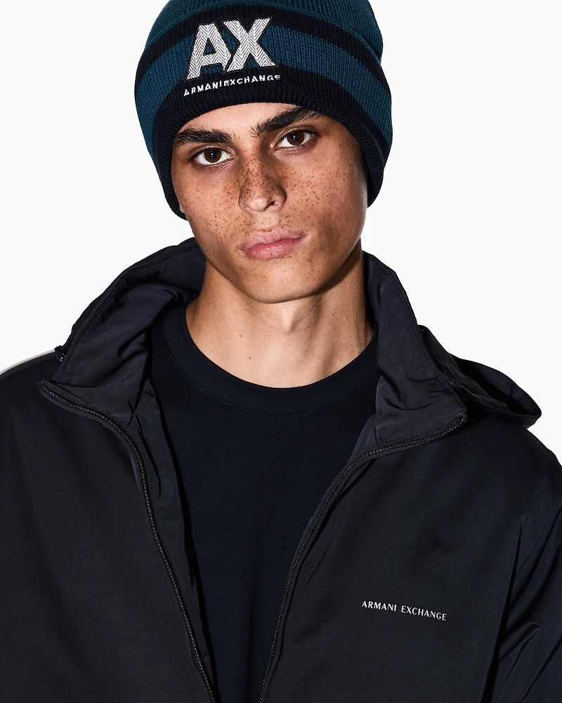 Beanie hat with logo