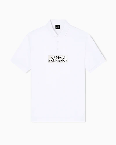 Armani Exchange - Polo Shirts, Man, White, Size: