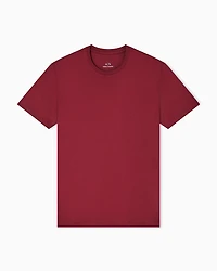 Armani Exchange - Slim fit Pima cotton T-shirt, Man, Burgundy, Size:
