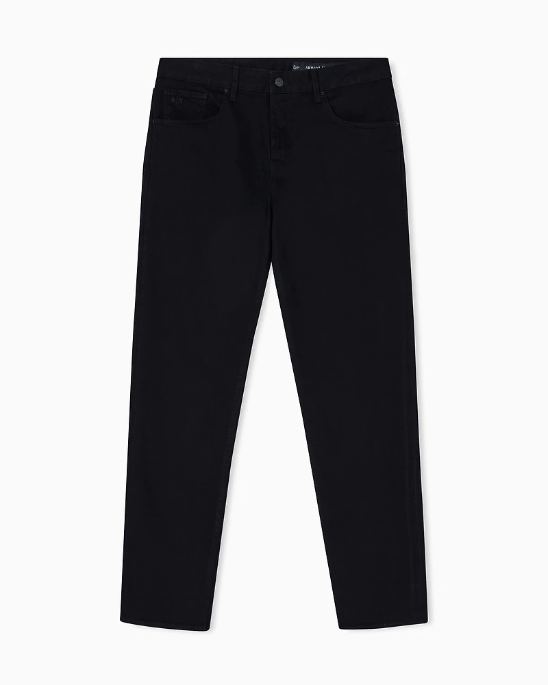 Armani Exchange - Straight fit jeans comfort denim, Man, Black, Size: