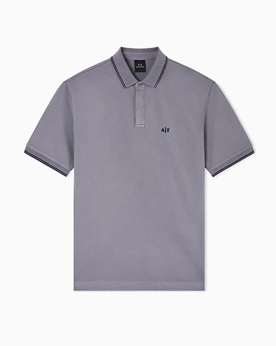 Armani Exchange - Polo Shirts, Man, Grey, Size: