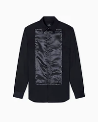Armani Exchange - Shirt with satin insert, Man, Black, Size:
