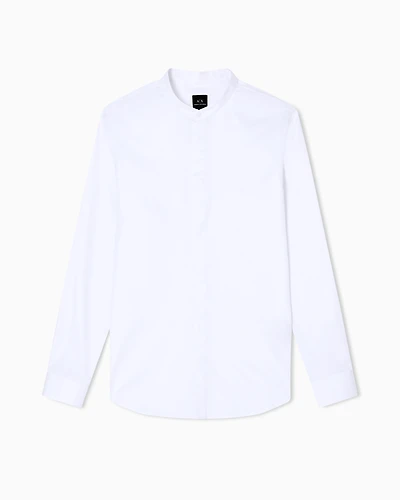 Armani Exchange - Classic Shirts, Man, White, Size: