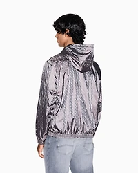 Jacket with allover logo