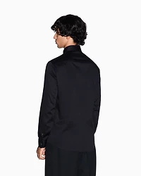 Armani Exchange - Shirt with satin insert, Man, Black, Size: