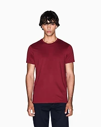 Armani Exchange - Slim fit Pima cotton T-shirt, Man, Burgundy, Size: