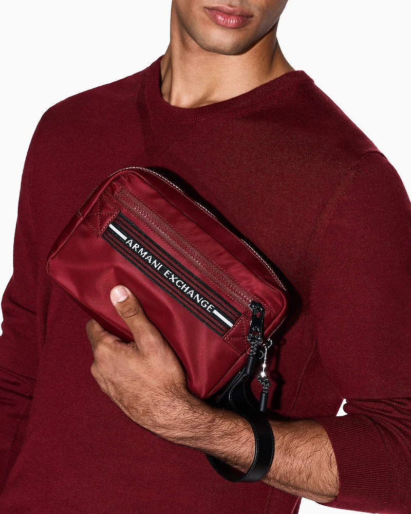 Pouch with logo