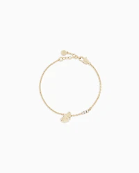 Emporio Armani -  Gold-Tone Brass ID Bracelet, Woman, Multicoloured, Size: TU