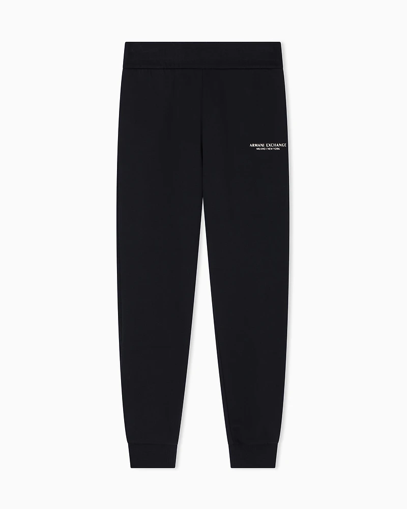 Armani Exchange - Cotton Jogger Pants, Woman, Black, Size: