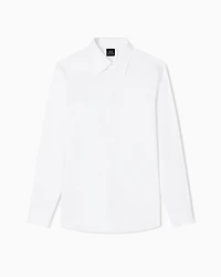 Armani Exchange - Slim-fit stretch cotton shirt, Man, White, Size: