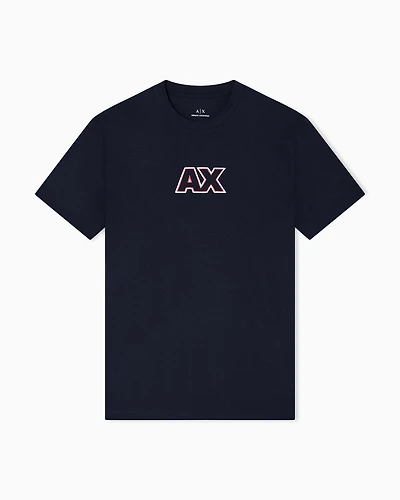 Armani Exchange - Regular Fit T-Shirts, Man, Navy Blue, Size: