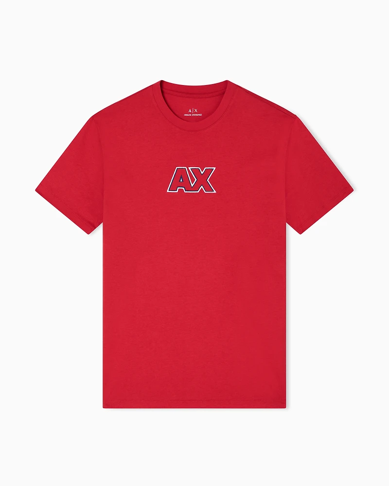 Armani Exchange - Regular Fit T-Shirts, Man, Red, Size: