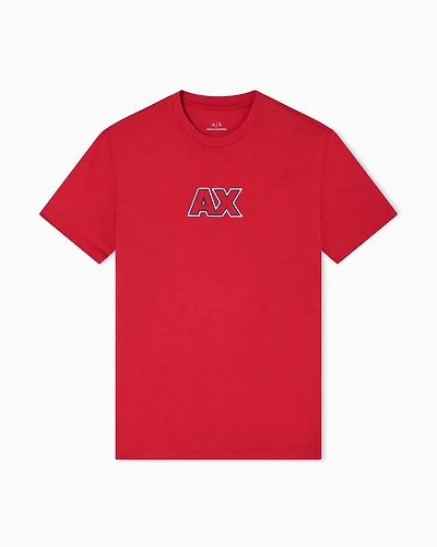 Armani Exchange - Regular Fit T-Shirts, Man, Red, Size: