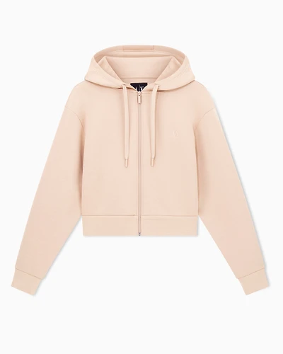 Stretch bonded cotton sweatshirt