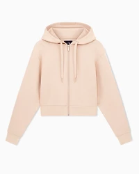 Stretch bonded cotton sweatshirt