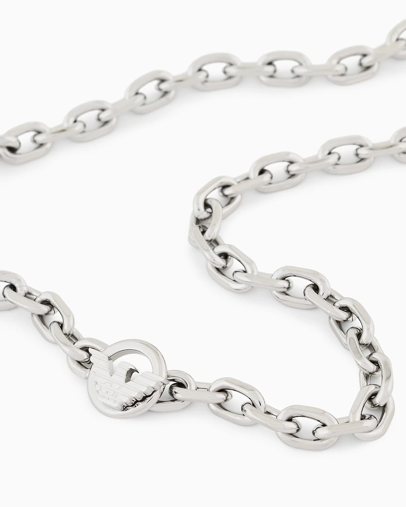 Emporio Armani -  Stainless Steel ID Necklace, Man, Multicoloured, Size: TU